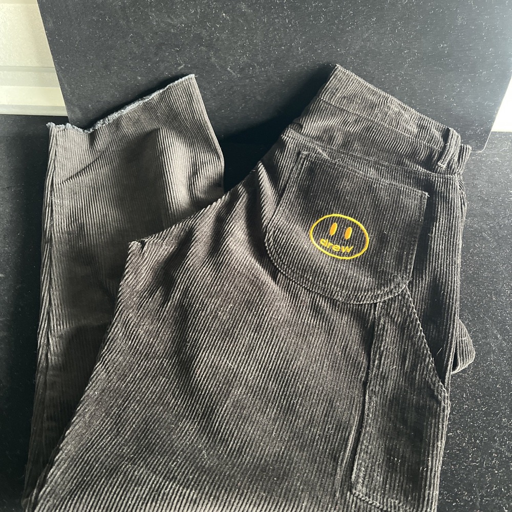 Drew House corduroy carpenter pants Black Size 34… b37
